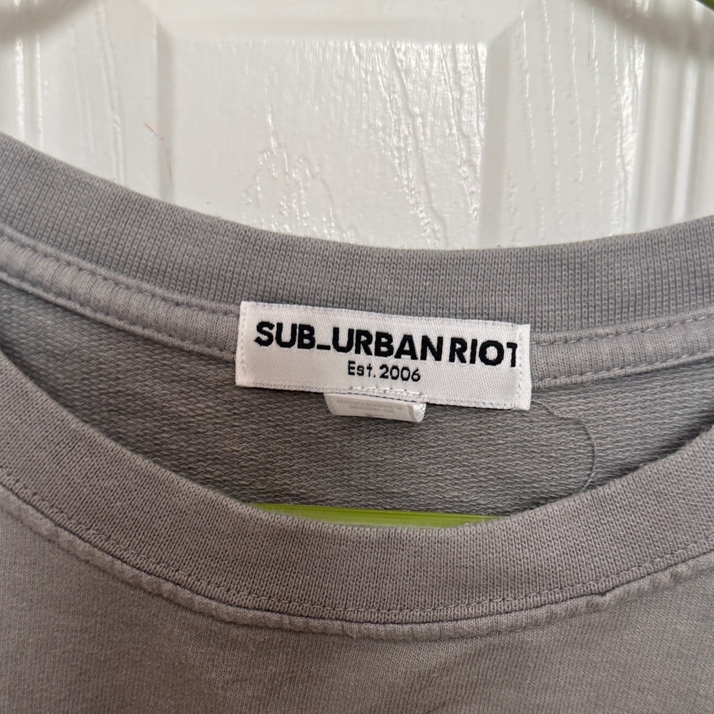 Sub_Urban Riot Grey Sweatshirt - Picture 2 of 4